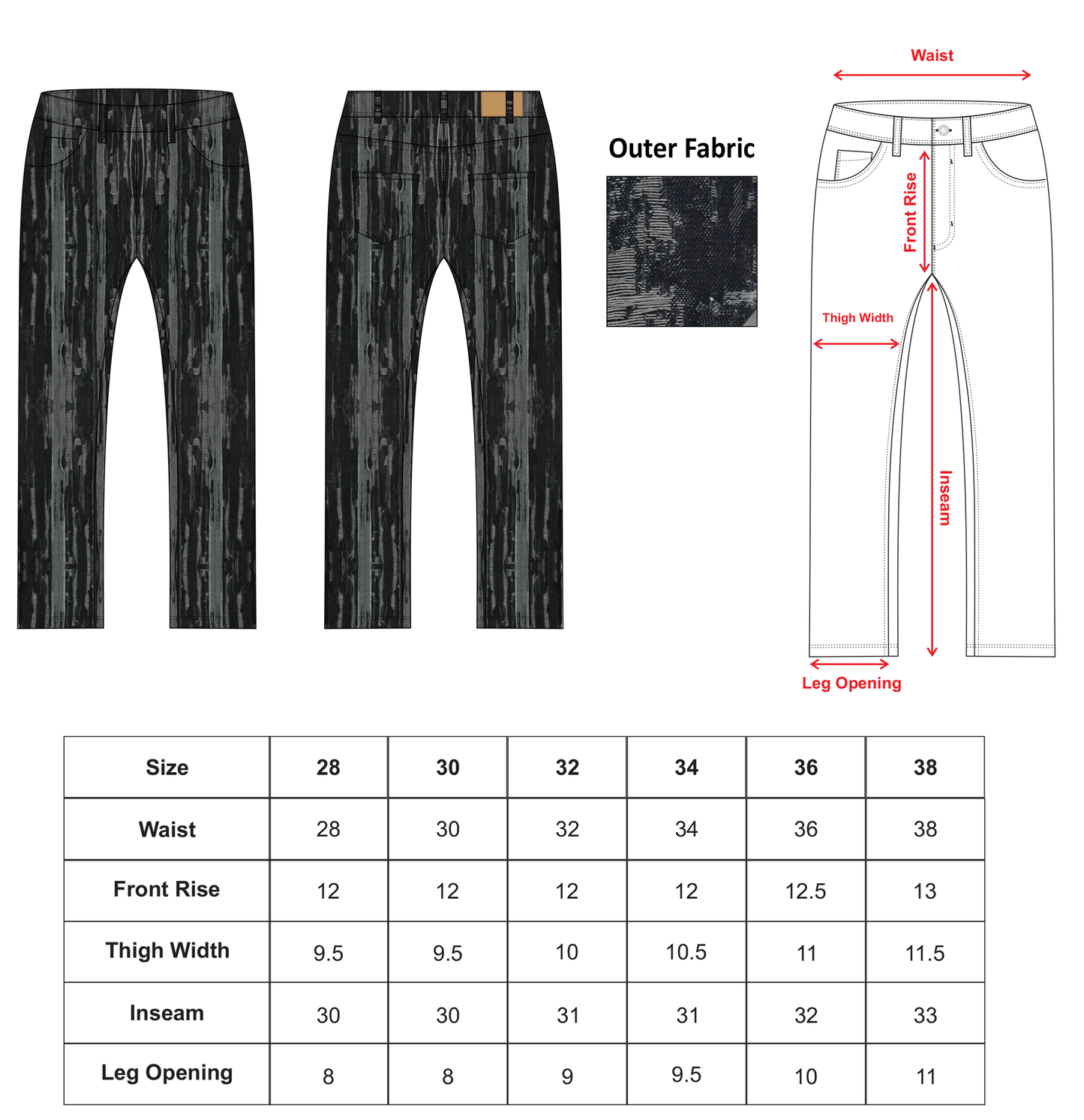 Frayed Denim Jeans